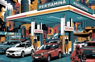 Ilustrasi BBM Pertamina (foto: Ideogram AI)