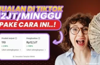 Ilustrasi tips jualan di Tiktok Shop laris manis. (Foto: Canva/ kanal Youtube Adnyana Putra)