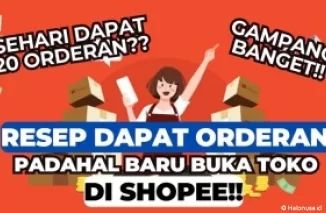 Ilustrasi trik jualan laris manis di Shopee. (Foto: Canva)