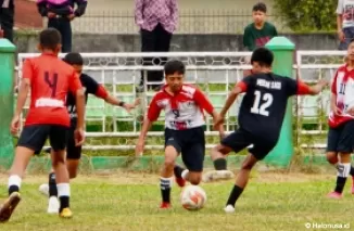 Turnamen Sepak Bola Antarpelajar Tingkat SLTP se-Kota Padang Panjang. (Foto: Diskominfo)