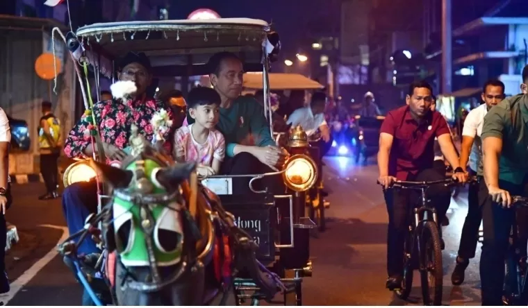 Jokowi invites Jon Ethes and La Lembah Keliling Yogyakarta to ride a carriage
