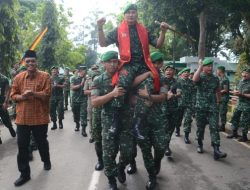 Foto Danrem 032/Wbr Minta Prajurit Selalu Jaga Kekompakan