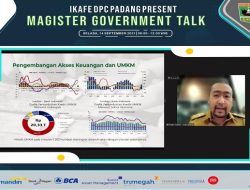 Foto IKAFE DPC Padang helat Webinar tentang Ekonomi Sumbar