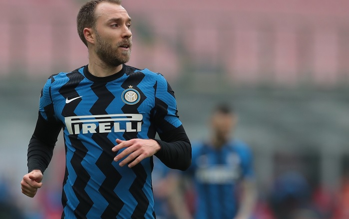 Foto Eriksen Dilarang Tampil bersama Inter Milan Musim Ini