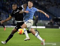 Foto Lazio ke Perempat Final Piala Italia Seusai Tekuk Genoa 1-0