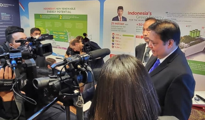 Foto World Economic Forum, Airlangga: Ekonomi Indonesia Membaik, Momen Emas untuk Berinvestasi