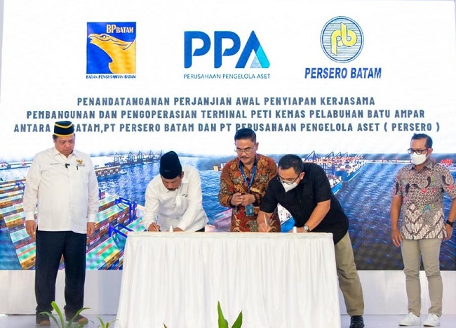 Foto Diharapkan Jadi Hub Logistik Nasional, Pemerintah Kembangkan Sarana Transportasi Berstandar Internasional di Batam