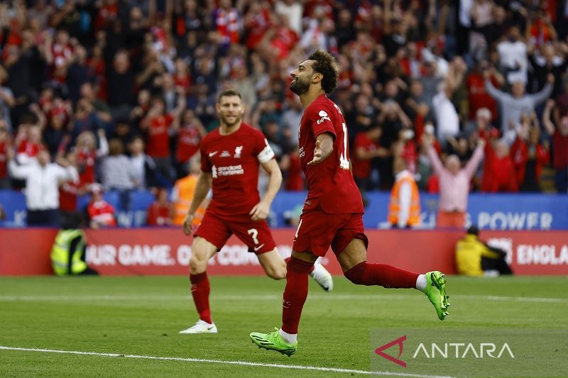 Foto Liverpool Kalahkan Man City dalam Community Shield