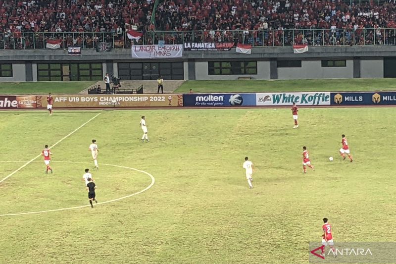 Foto Indonesia 0-0 dengan Thailand Piala AFF U-19 2022