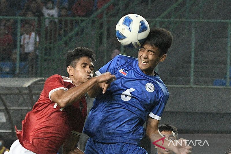 Foto Indonesia Menang 5-1 atas Filipina, Rabbani Siddiq Hattrick