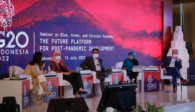 Foto Bangun Ekonomi Berkelanjutan, G20 Terus Kembangkan Blue, Green, dan Circular Economy