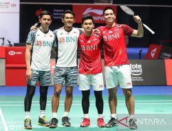 Foto Rebut Tiga Gelar di Singapore Open, Presiden Berikan Selamat