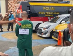 Foto Rekonstruksi Pembunuhan Kuranji Ricuh