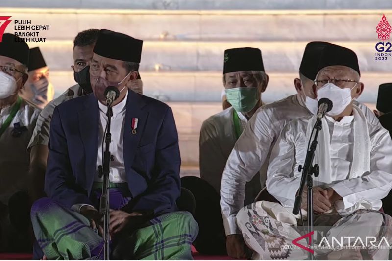 Foto Presiden dan Wakil Presiden gelar &quot;Zikir dan Doa Kebangsaan&quot;