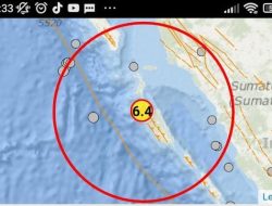 Foto Gempa Kembali Guncang Padang Hari Ini, Kekuatan M6,4