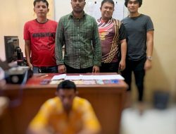 Foto Warga Kayu Tanam Dibekuk saat Gelar Lapak Togel Online di Kedai