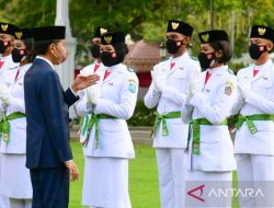 Foto Ini Susunan Paskibraka dan Calon Komandan Upacara Detik-detik Proklamasi