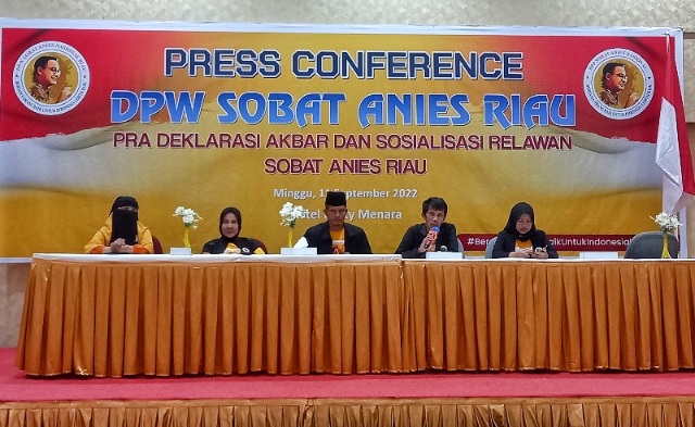 Foto Relawan Sobat Anies Nasional Riau Gelar Pra Deklarasi, Begini Asanya!