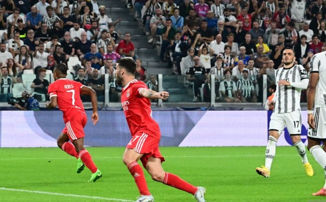 Foto Juventus Takluk Lawan Benfica di Kandang Sendiri