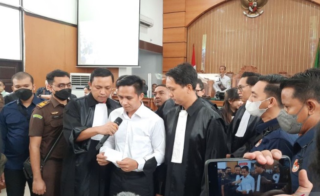 Foto Bharada E: Saya Tak Miliki Kemampuan Menolak Perintah Jenderal