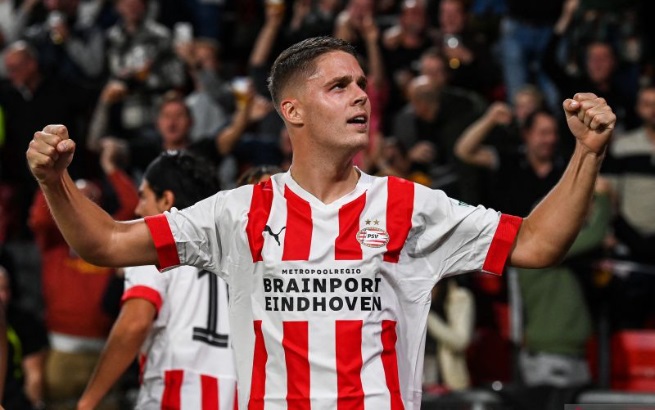 Foto PSV Eindhoven Bekuk Arsenal Dua Gol Tanpa Balas