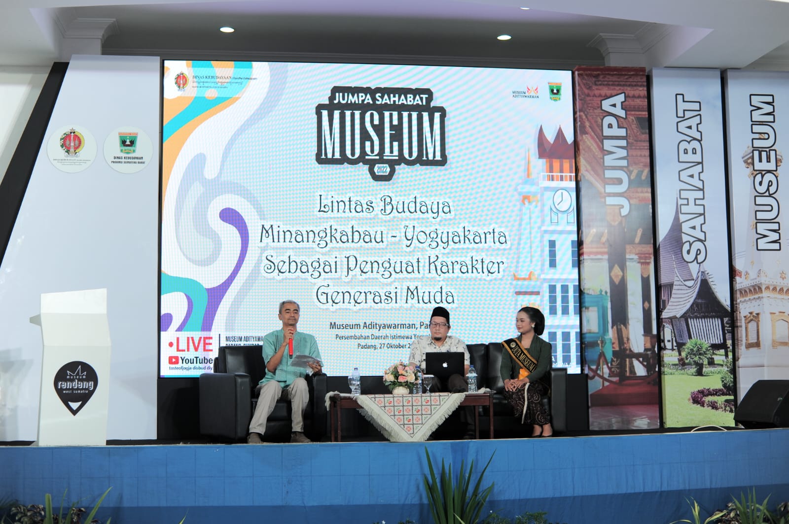 Foto Jumpa Sahabat Museum, Kuatkan Karakter Generasi Milenial lewat Lintas Budaya Minangkabau-Yogyakarta