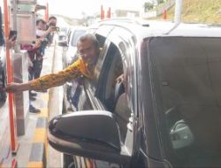 Foto Gubernur Riau Syamsuar Uji Coba Tol Pekanbaru-Bangkinang, Ini Katanya