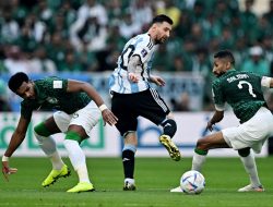 Foto Argentina Dilibas Arab Saudi 1-2