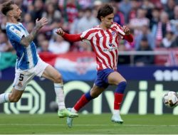 Foto Atletico Madrid Bermain Imbang 1-1 Lawan Espanyol