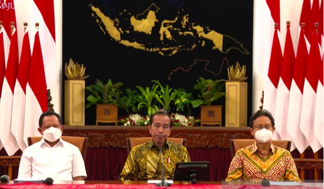 Foto Presiden Jokowi Resmi Cabut Kebijakan PPKM