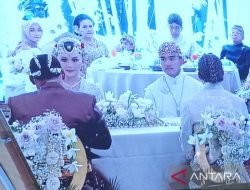 Foto Kaesang Pangarep dan Erina Gudono Sah Menjadi Suami-Istri