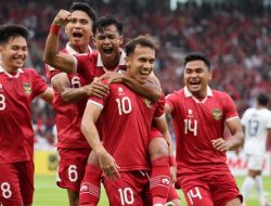 Foto Indonesia ditahan Imbang 1-1 oleh Sepuluh Pemain Thailand