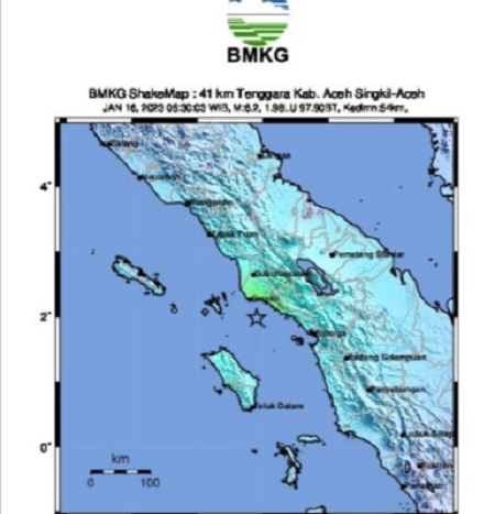 Foto Gempa M6,2 di Aceh Singkil Disebabkan Aktivitas Subduksi Lempeng Indo-Australia