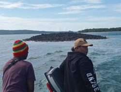 Foto Pulau Baru Muncul Usai Gempa M7,5 Maluku