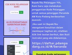 Foto Biar Lancar Bayar Tagihan Perumda AM Kota Padang Lewat E-commerce, Segera Cek Kode Pelanggan Anda