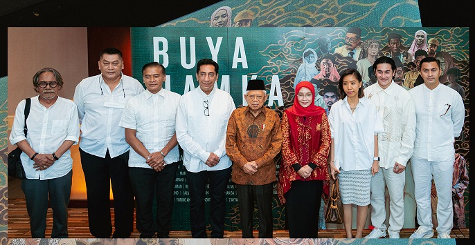 Foto Hadiri Pemutaran Perdana Film Buya Hamka, Wapres: Sosok Teladan Berkeahlian Lengkap