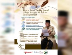 Foto Lomba Kritik Sastra 88 Tahun Taufiq Ismail