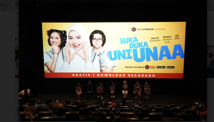 Foto Telkomsel MAXstream dan Evos Esports  Rilis Film Orisinal “Suka Duka Uni Unaa”