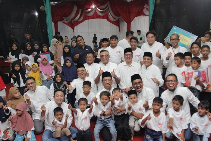 Foto Telkomsel Siaga Berbagi untuk #NyalakanKebersamaan di  Ramadhan dan Idul Fitri 