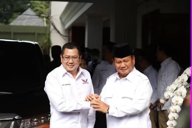 Foto Safari Politik ke Kediaman Prabowo, HT Ditawari Gabung ke Koalisi Besar