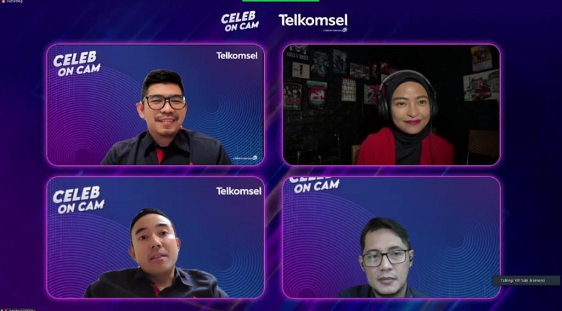 Foto Telkomsel Gelar Celeb On Cam Ngobrol Seru Bareng Tantri Kotak