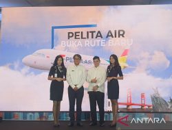 Foto Pelita Air Tambah Tiga Rute Baru Palembang, Padang, dan Pekanbaru