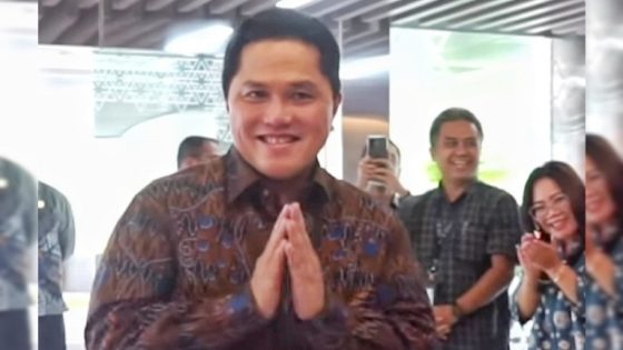 Foto Erick Setia Kepada Prinsip Politik Bebas Aktif dengan Sumbangkan Penjualan Tiket untuk Palestina