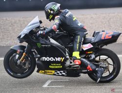 Foto Marco Bezzecchi Menangi MotoGP Prancis, Bagnaia dan Vinales Ribut