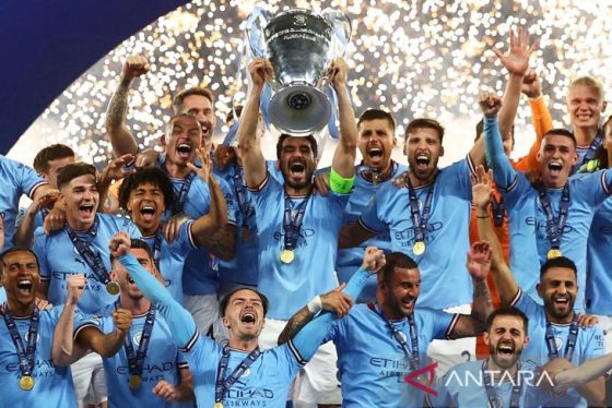 Foto Manchester City Juara Liga Champions 2022/2023