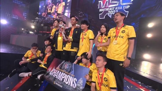 Foto Bikin Bangga Indonesia, Onic Esports Juara MSC 2023