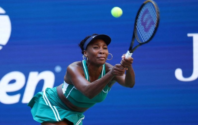 Foto Venus Williams Kalah di Babak Pertama Lawan Petenis Remaja Celine Naef