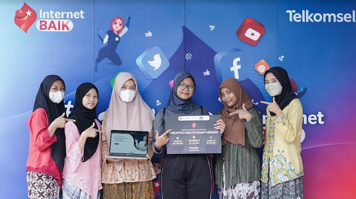 Foto Telkomsel Umumkan Pemenang Duta Internet BAIK Heroes Series 7