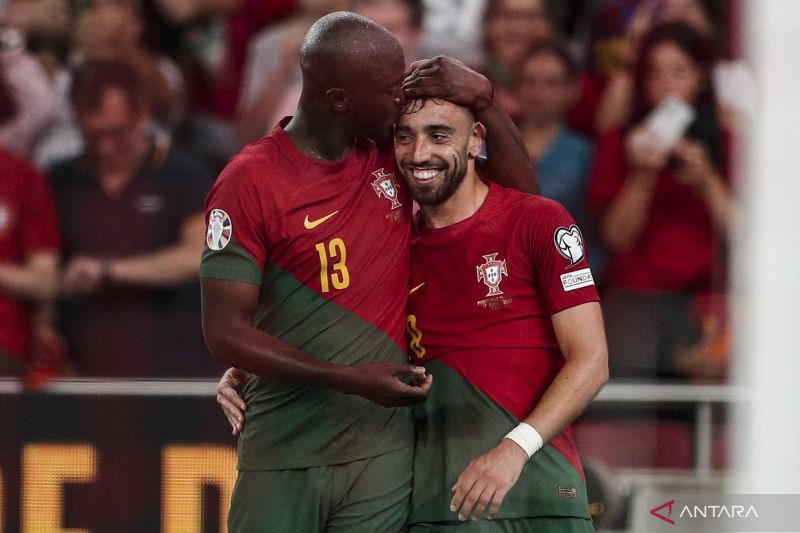 Foto Portugal Jebol Gawang Luxemburg 9-0