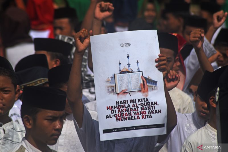 Foto Indonesia Kecam Pembakaran Alquran di Swedia